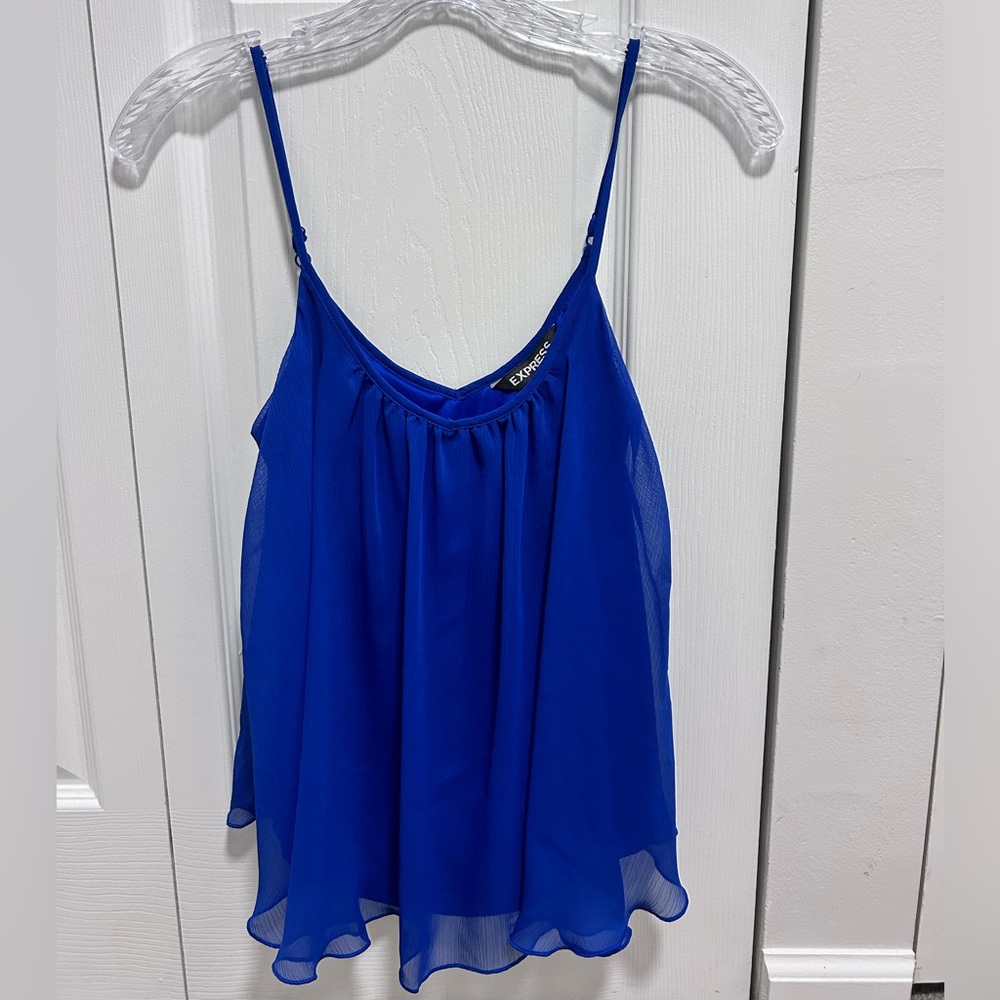 Blue Dressy Tank